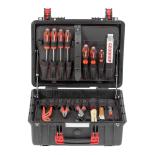 Gedore red Werkzeugkoffer MEISTER XL – Profi-Komplettausstattung