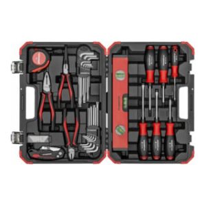 Gedore red Werkzeug-Set R38003043 - 43-teilig im Kunststoffkoffer für Hand- und Heimwerker