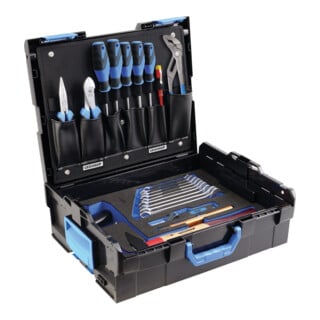 Gedore Werkzeugkoffer L-BOXX 136, 23-teiliges Set für Auszubildende, Modell 1100-BASIC
