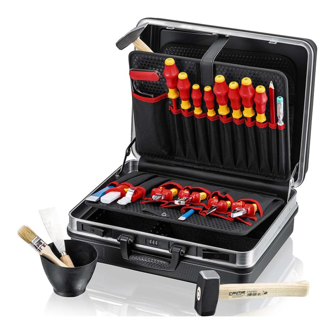 Knipex VDE-Werkzeugkoffer 00 21 05 HL S - 24-teilig, schwarz