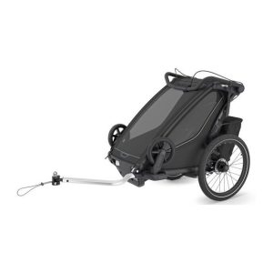 Thule Chariot Sport 2 Einsitzer Premium-Kinderanhänger – Schwarz (Modell 2026)…
