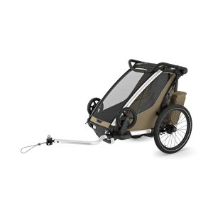 Thule Chariot Cross 2 Einsitzer Kinderfahrradanhänger – Khaki (Modell 2026) –…