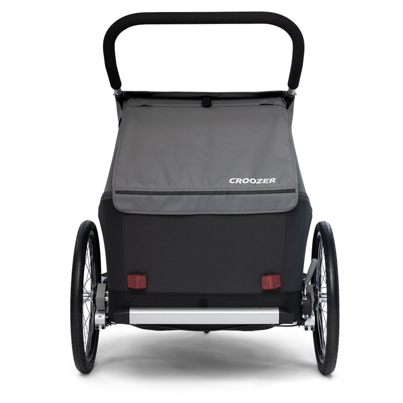 Croozer Kid Keeke 2 Fahrradanhänger für Kinder – Mountain grey – hochwertig… – Bild 3