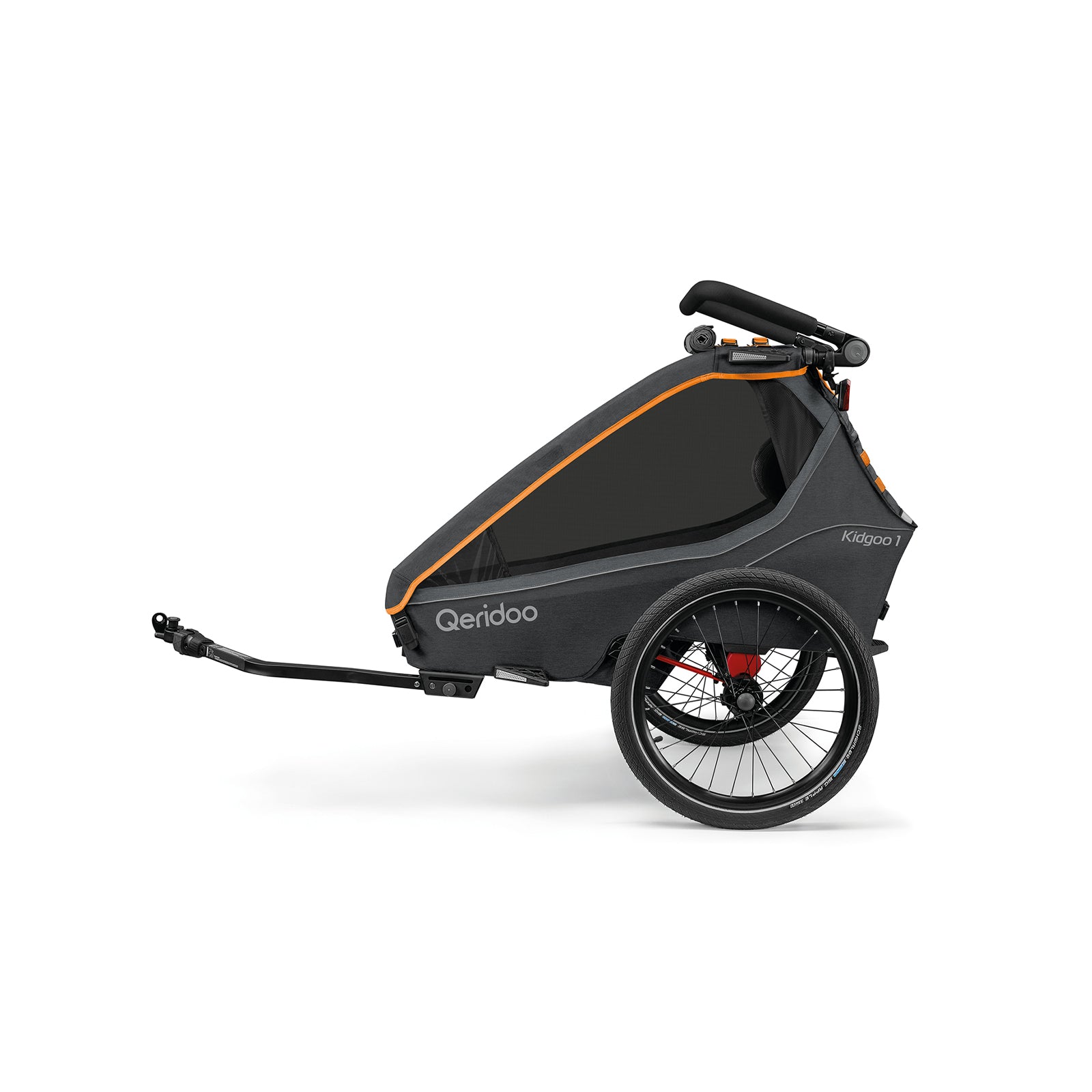 Qeridoo Kidgoo1 Kinder-Fahrradanhänger – FIDLOCK Edition – Bild 2