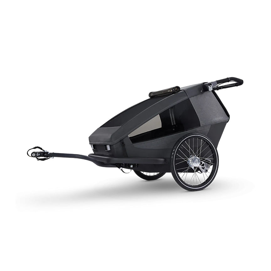 Croozer Kid Yuuna 2 Kinder-Fahrradanhänger – Moonlight black – hochwertig und… – Bild 7