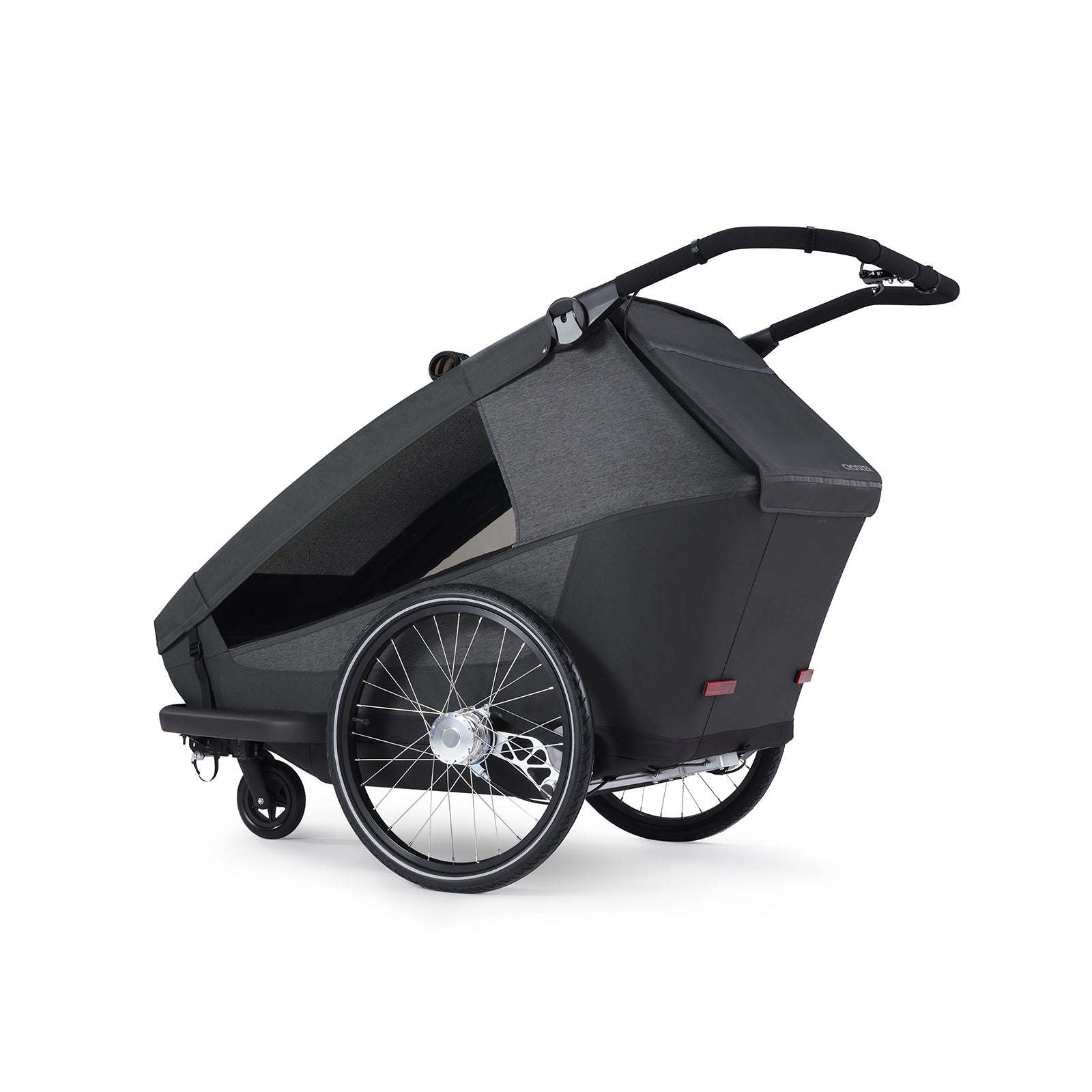 Croozer Kid Yuuna 2 Kinder-Fahrradanhänger – Moonlight black – hochwertig und… – Bild 14