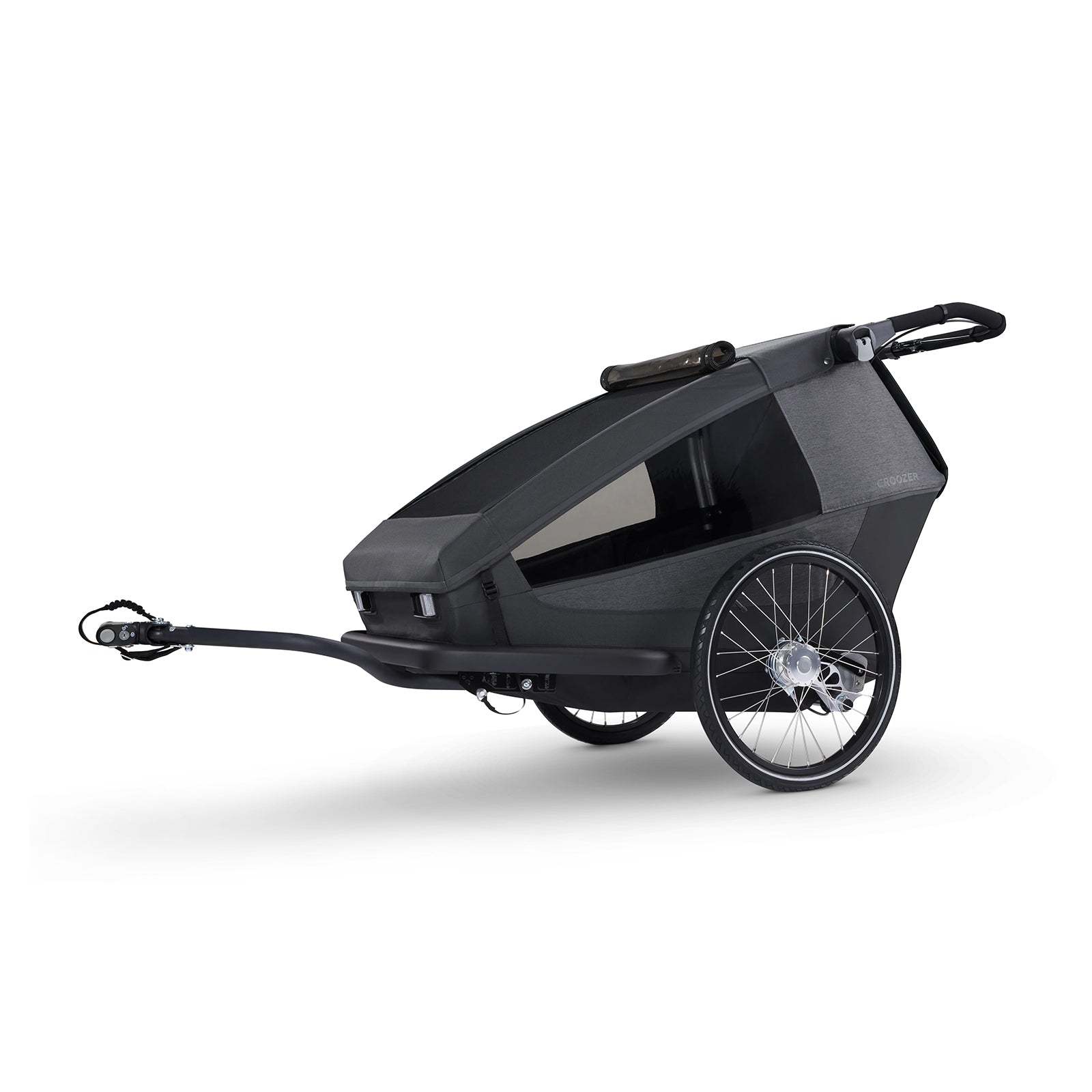 Croozer Kid Yuuna 2 Kinder-Fahrradanhänger – Moonlight black – hochwertig und… – Bild 15