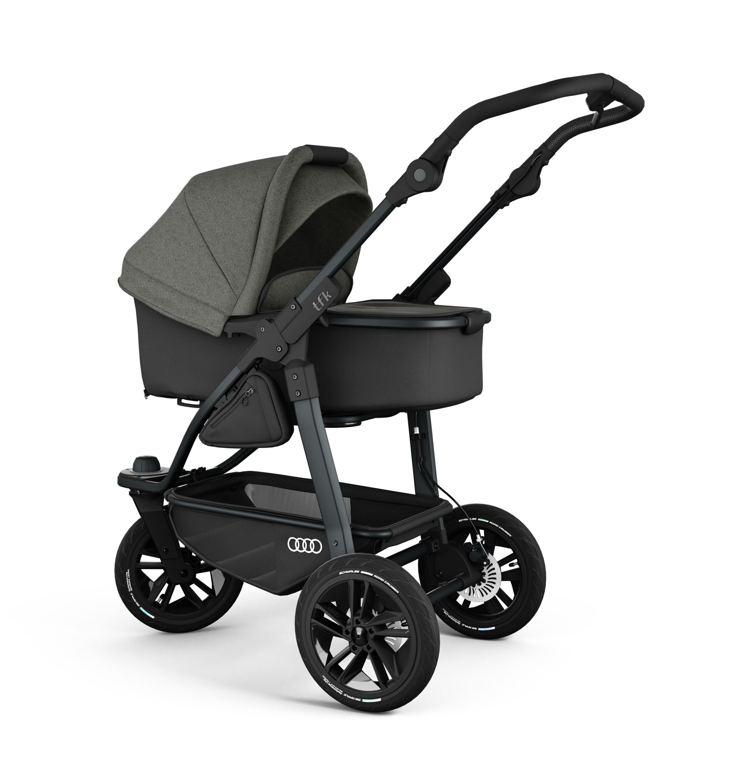 tfk mono3 AUDI – Kombi Kinderwagen mit Luftrad-Set – hochwertig und praktisch – Bild 8