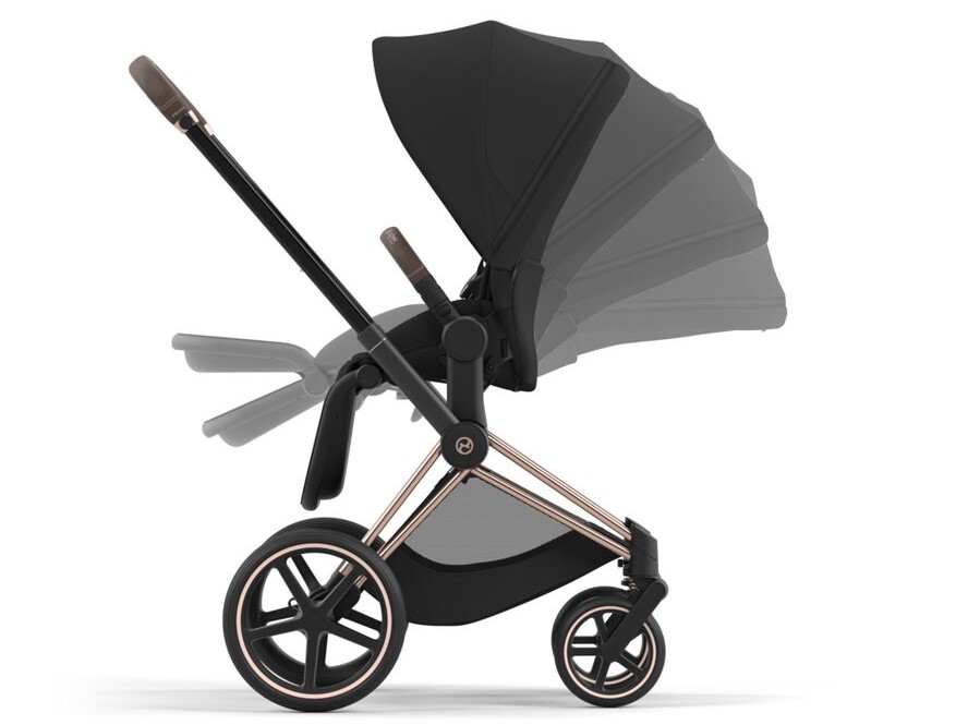 Cybex Platinum Kombikinderwagen Priam – Sepia Black/Matt Black – hochwertig… – Bild 12