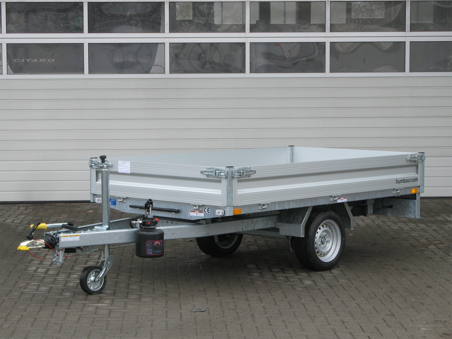 HUMBAUR HUK 182715 FLEXePump | Rückwärtskipper 1800 kg Alu