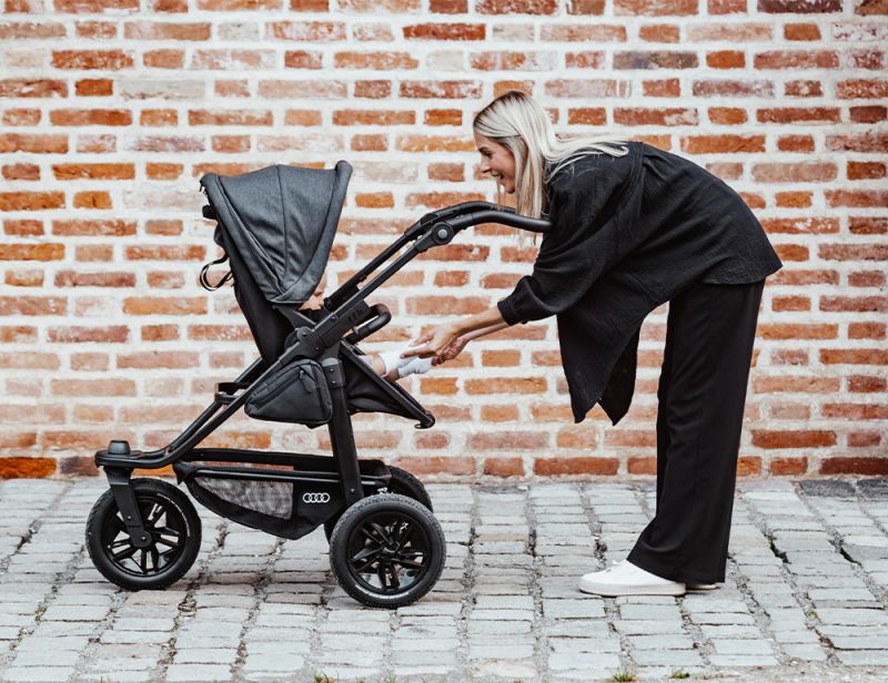 tfk mono3 AUDI – Kombi Kinderwagen mit Luftrad-Set – hochwertig und praktisch