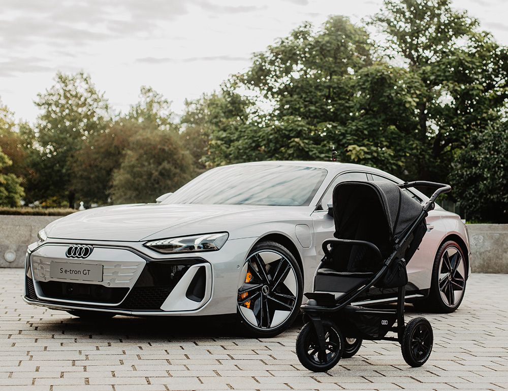 tfk mono3 AUDI – Kombi Kinderwagen mit Luftrad-Set – hochwertig und praktisch – Bild 7