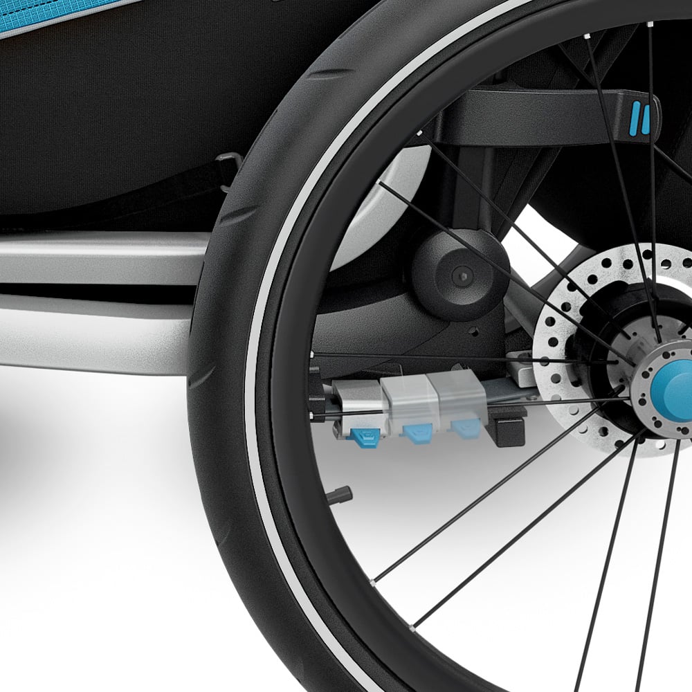 Thule Chariot Sport 1 Einsitzer Premium-Kinderanhänger – Thule Blue (Modell… – Bild 5