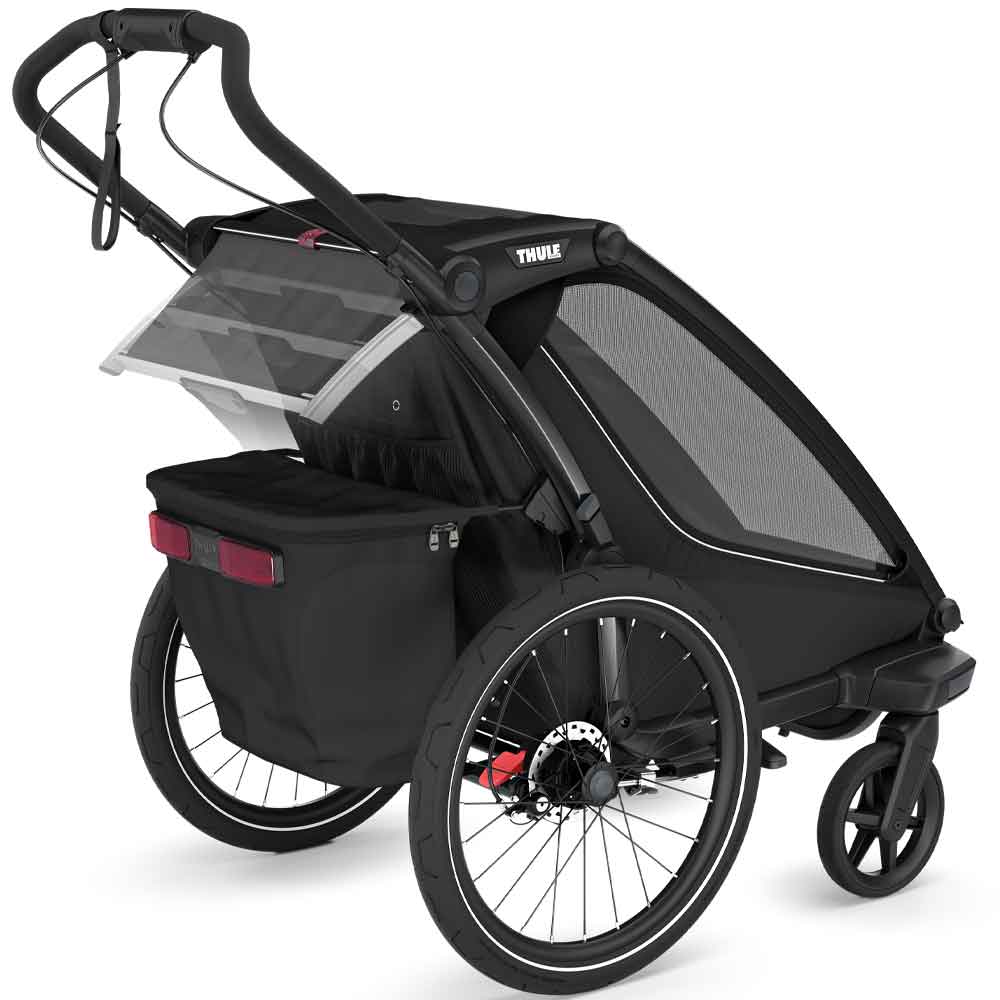 Thule Chariot Sport 2 Doppelsitzer Premium-Kinderanhänger – Natural Gold… – Bild 4