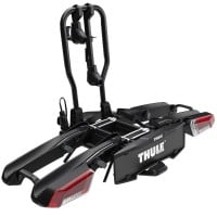 THULE EasyFold 3 Faltbarer Heckträger für 2-3 Fahrräder – Schwarz/Aluminium –…