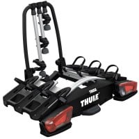 THULE VeloCompact F Kupplungsträger für 3 Fahrräder (F4B) – Schwarz/Aluminium…